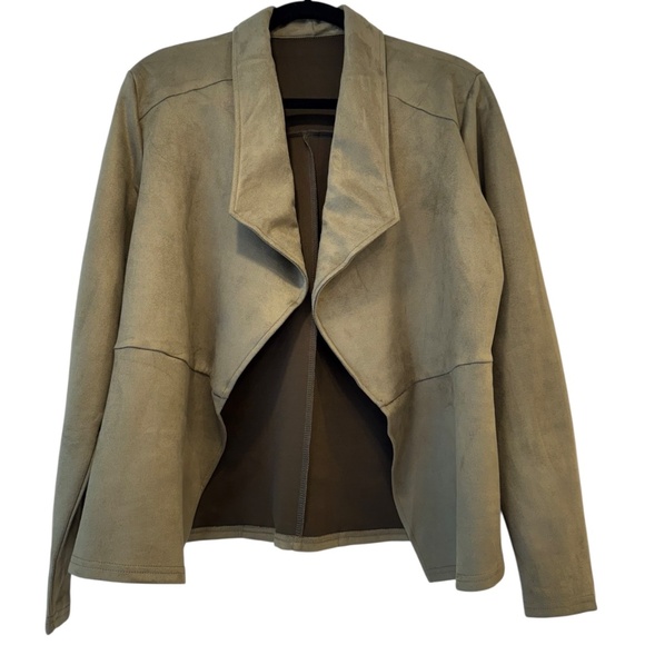 Women’s Long Sleeve Open Front Jacket - Picture 3 of 5